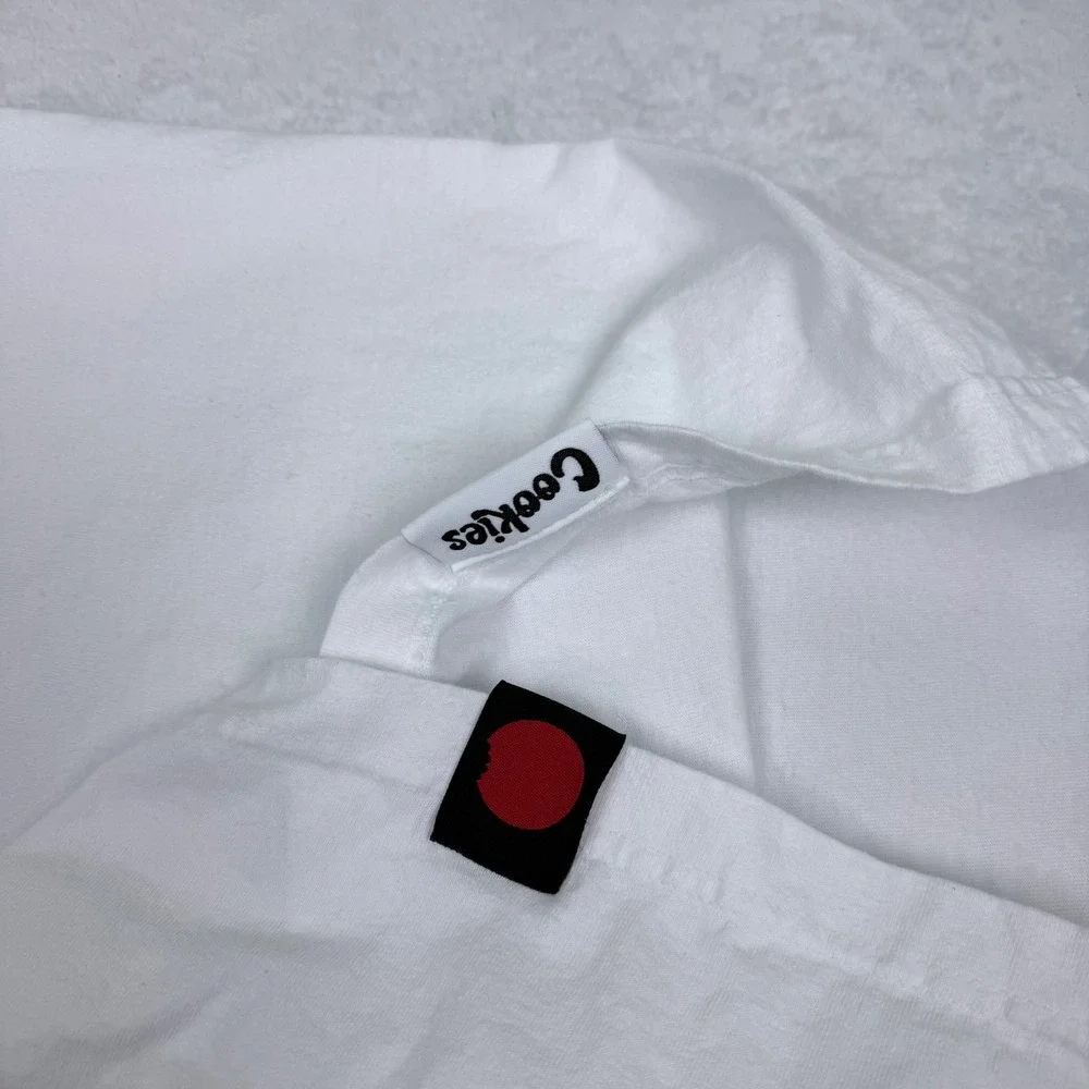 Cookies SF Mens White Graphic Logo T-Shirt Size M Short Sleeve Cotton‎ Tee